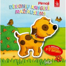 Pirmoji dėlionių knygelė mažiausiems. Šuniukas