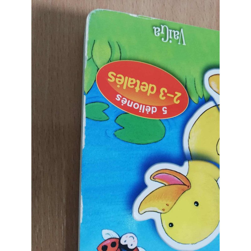 Pirmoji dėlionių knygelė mažiausiems. Ančiukas