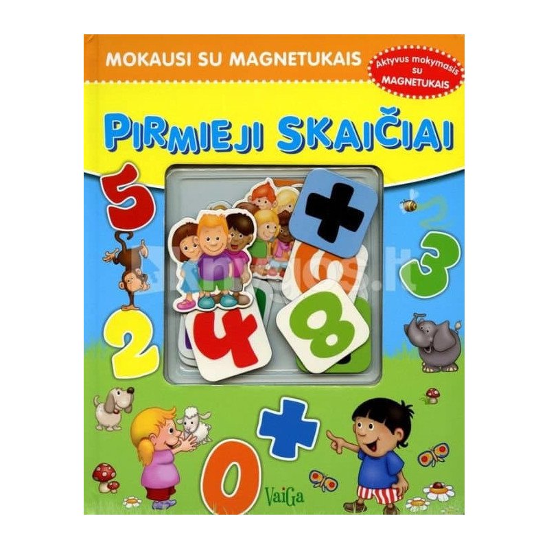 Pirmieji skaičiai. Mokausi su magnetukais