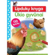 Ūkio gyvūnai. Lipdukų knyga