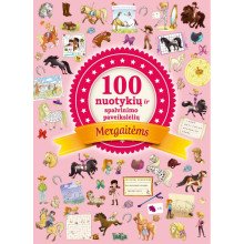 100 nuotykių ir spalvinimo paveikslėlių mergaitėms