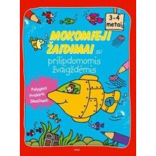 Mokomieji žaidimai su prilipdomomis žvaigždėmis 3-4 metai