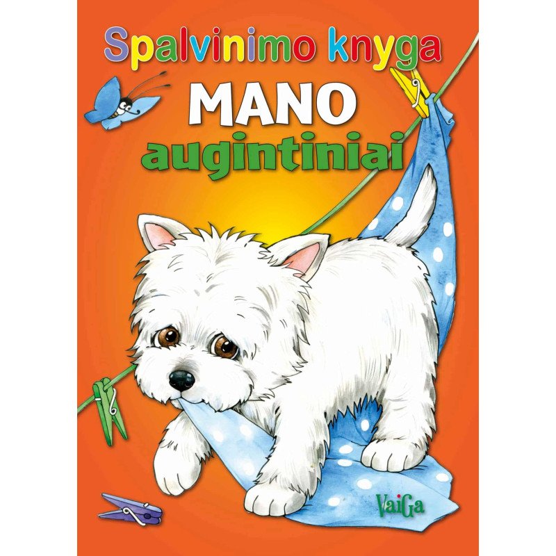 Spalvinimo knyga. Mano augintiniai