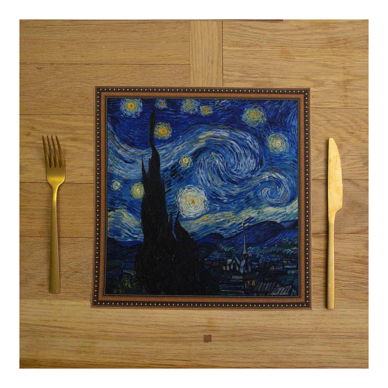 Stalo padėkliukai „Vincent van Gogh No.2" (6 vnt.)