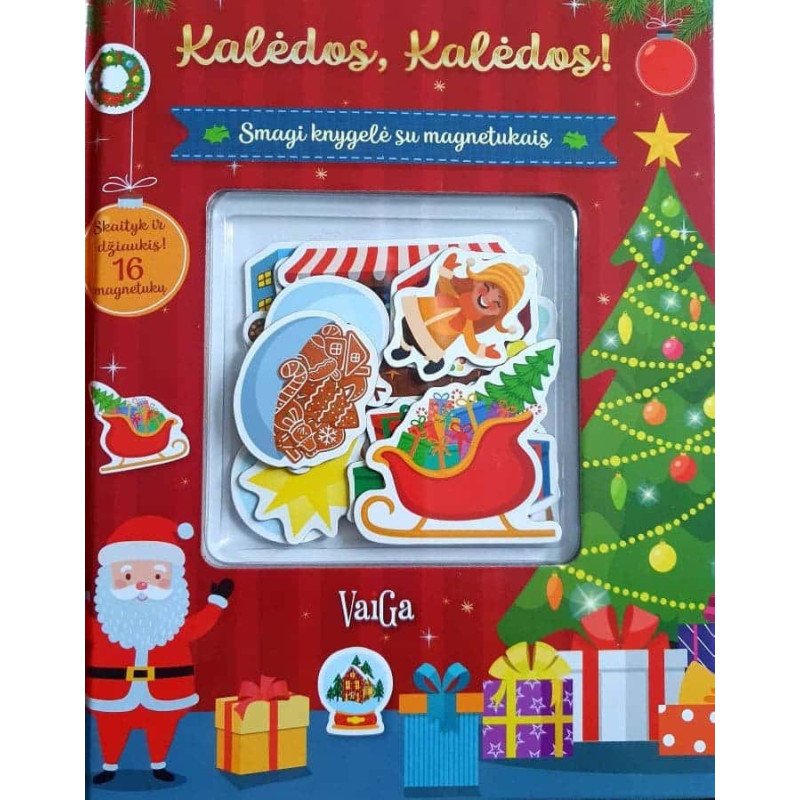 Kalėdos, Kalėdos! Smagi knygelė su magnetukais