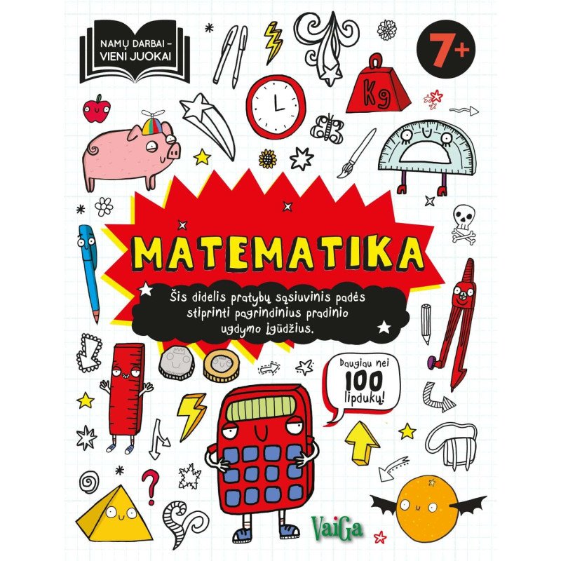Matematika. Namų darbai – vieni juokai (7+)