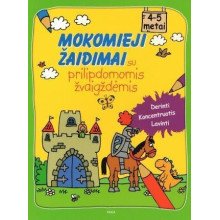 Mokomieji žaidimai su prilipdomomis žvaigždėmis (4-5 metai)