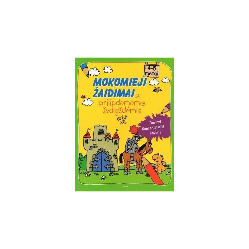 Mokomieji žaidimai su prilipdomomis žvaigždėmis (4-5 metai)