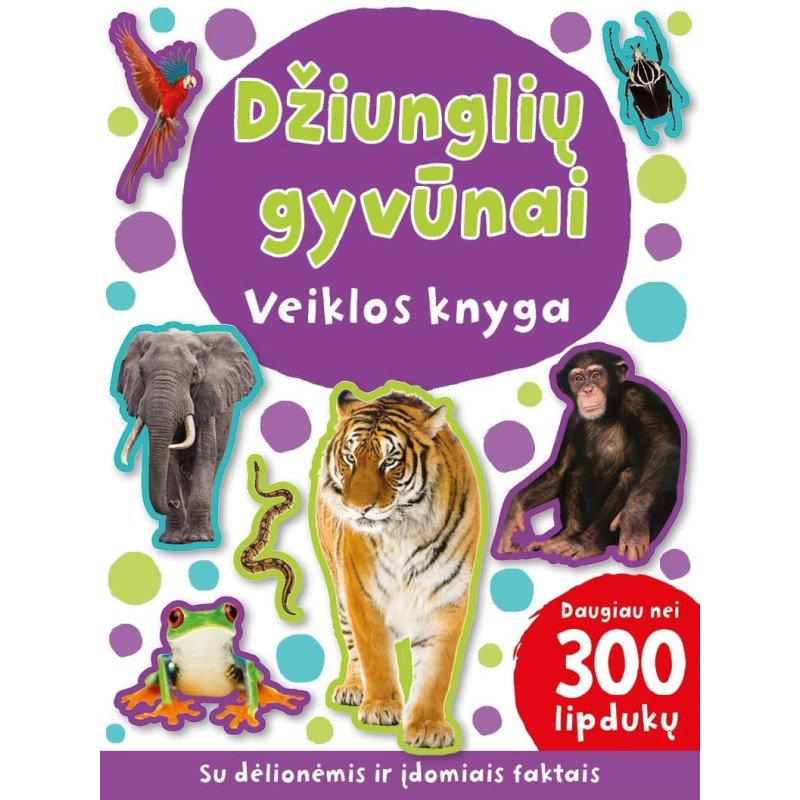 Džiunglių gyvūnai. Veiklos knyga