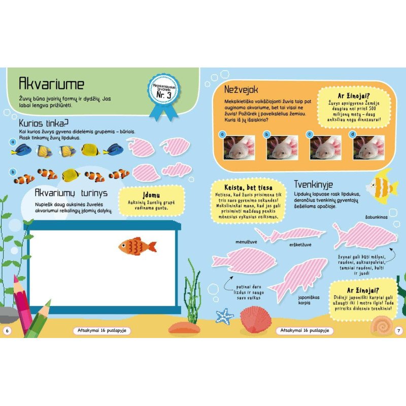 Augintiniai. Veiklos knyga