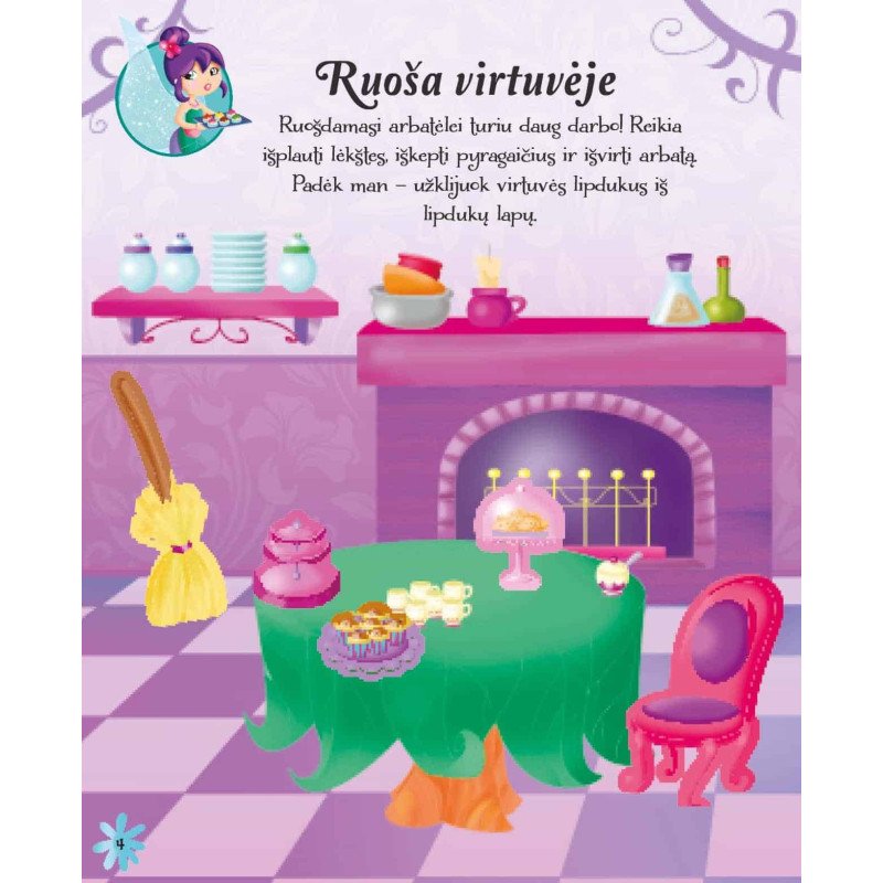 Mano gražiosios balerinos lipdukų teatras