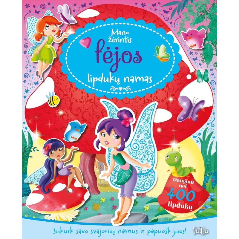 Mano žėrintis fėjos lipdukų namas