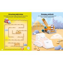 Didžioji statybų aikštelė. Lipdukų knyga