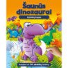 Šaunūs dinozaurai. Lipdukų knyga