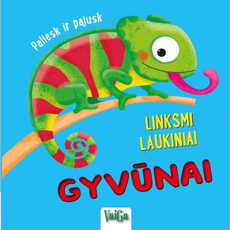 Linksmi laukiniai gyvūnai. Paliesk ir pajusk