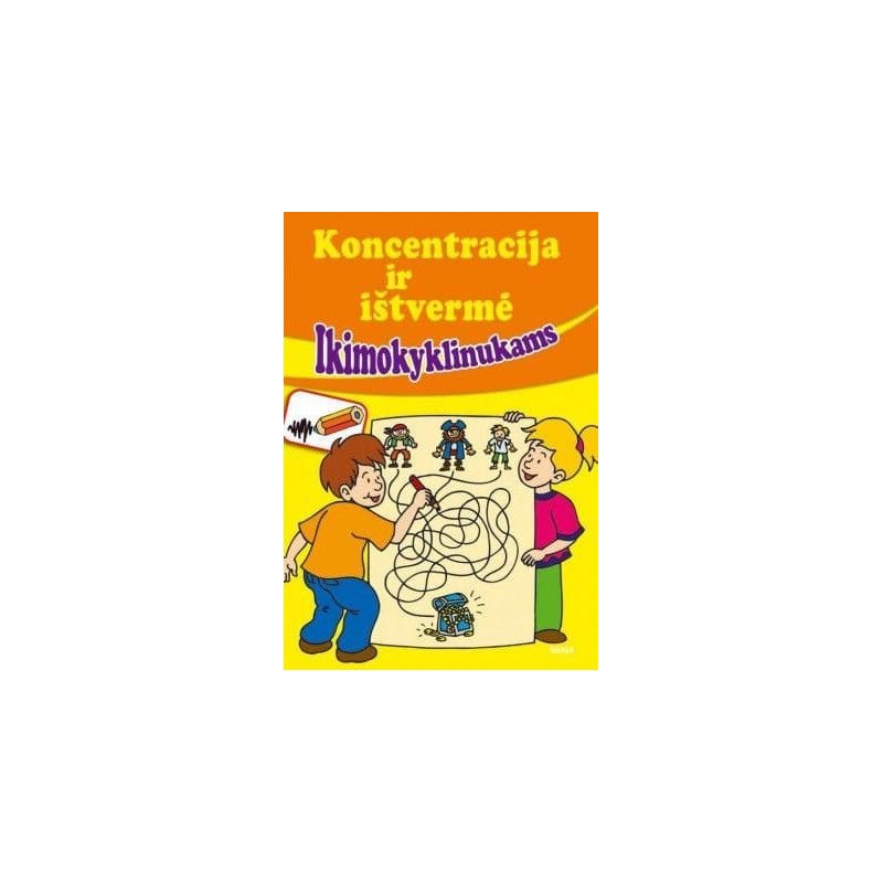 Koncentracija ir ištvermė. Ikimokyklinukams