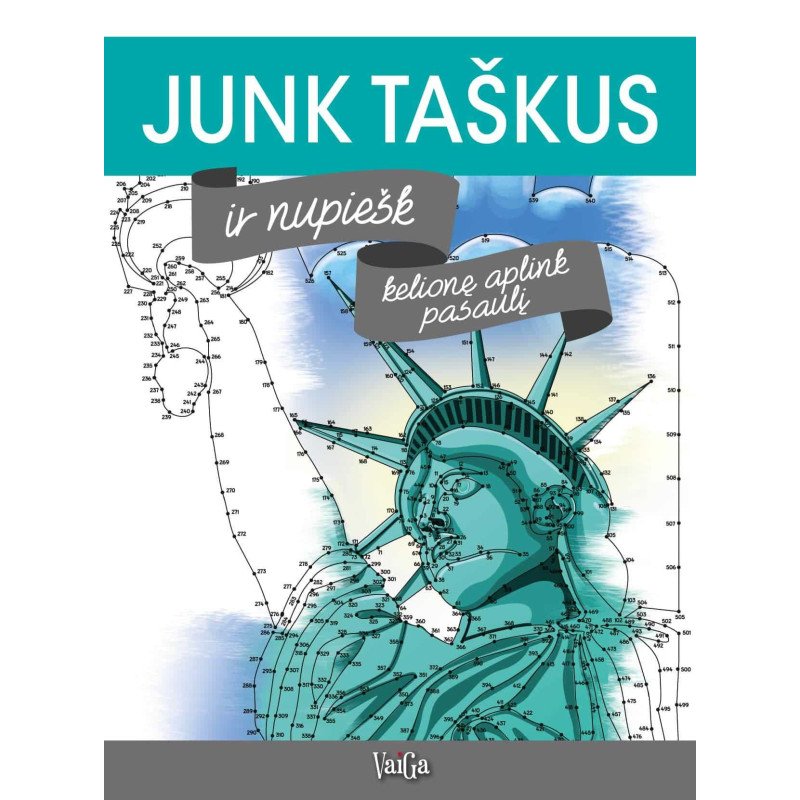 Junk taškus ir nupiešk kelionę aplink pasaulį