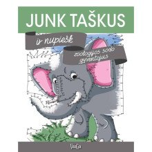 Junk taškus ir nupiešk zoologijos sodo gyventojus