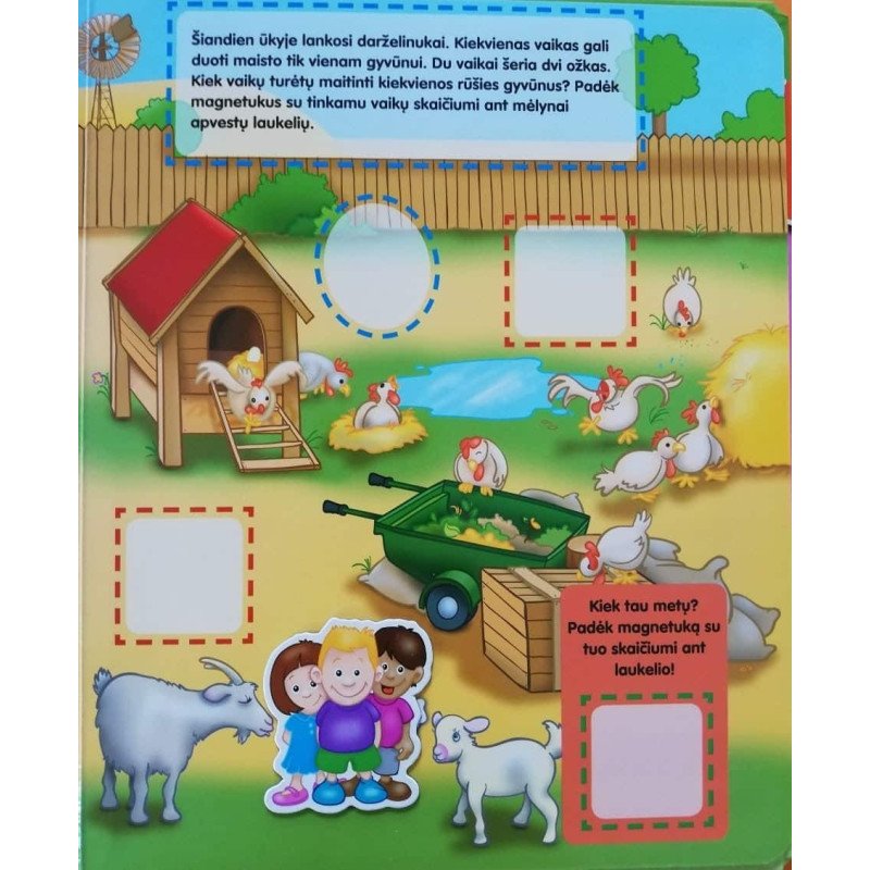 Pirmieji skaičiai. Mokausi su magnetukais