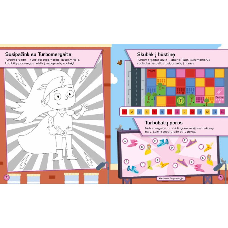 Turbomergaitė. Superherojus