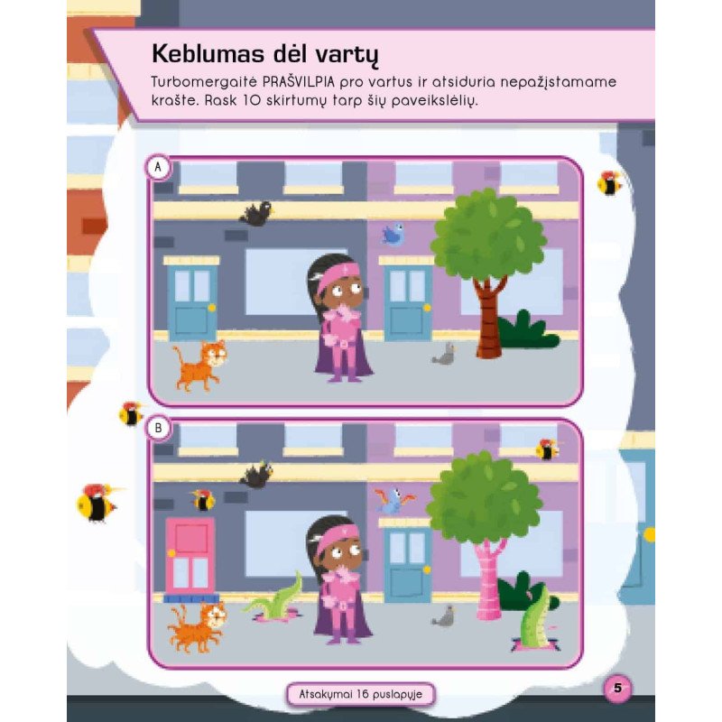 Turbomergaitė. Superherojus