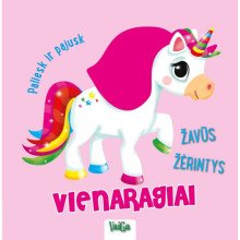 Žavūs žėrintys vienaragiai + Linksmi laukiniai gyvūnai. Dviejų knygų komplektas