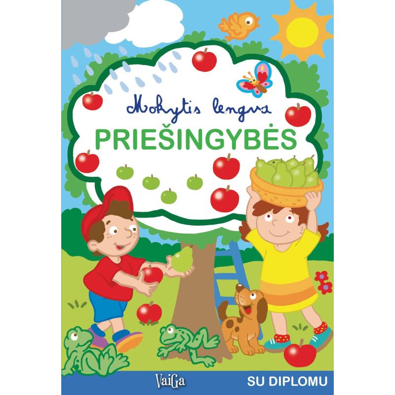 Mokytis lengva. Skaičiai + Priešingybės +  Formos ir spalvos. Trijų knygelių komplektas