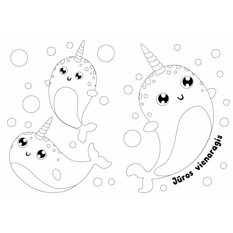 Jūros gelmėse. Blizgūs piešiniai