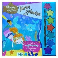 Jūros gelmėse. Blizgūs piešiniai