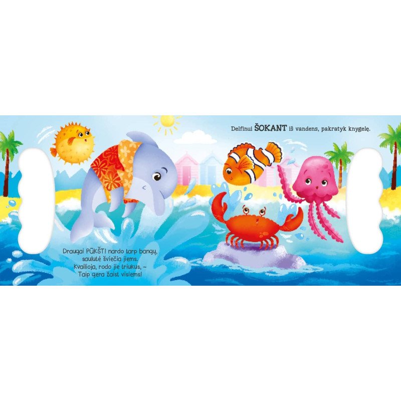 Linksmasis delfinas. Pakratyk mane