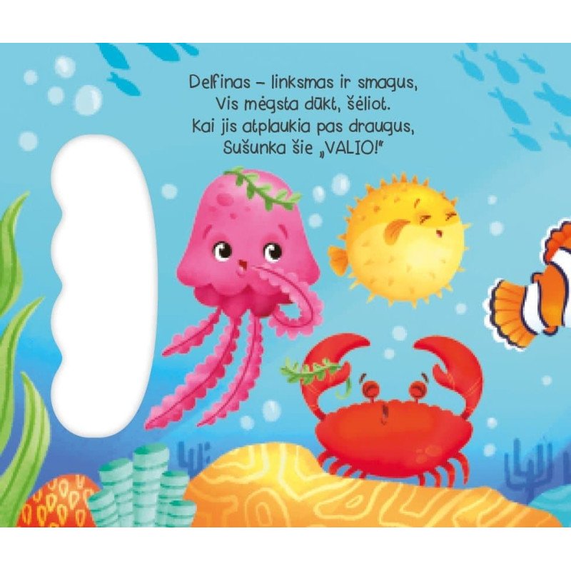 Linksmasis delfinas. Pakratyk mane