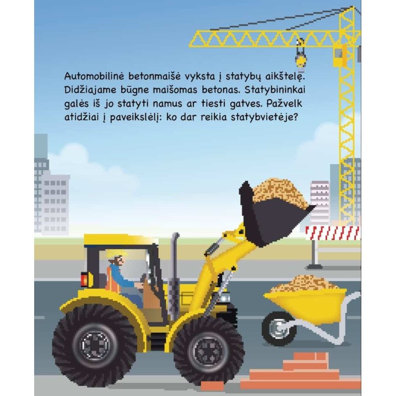 Transporto priemonės. Su 5 dėlionėmis