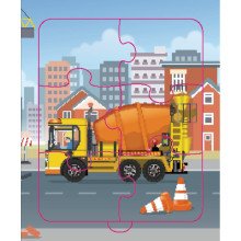 Transporto priemonės. Su 5 dėlionėmis