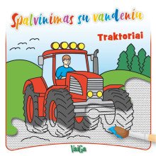 Spalvinimas su vandeniu. Traktoriai