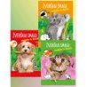 Žvėriškai smagu mokytis ir žaisti -Šuniukas + Kačiukas + Koalos. Trijų knygelių komplektas