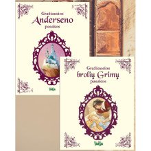 Gražiausios brolių Grimų pasakos + Gražiausios Anderseno pasakos. Dviejų knygų komplektas