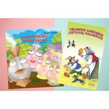 Garvežiukų nuotykiai+Trumpos linksmos lietuvių pasakėlės. Dviejų knygų komplektas