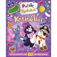 Pašėlę lipdukai. Katinėliai
