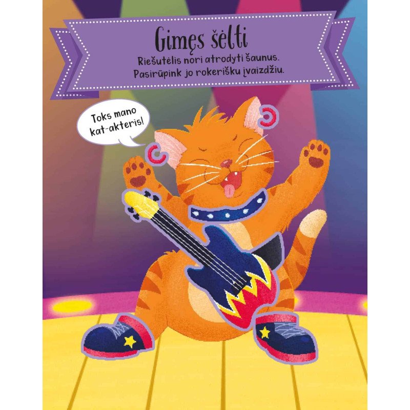 Pašėlę lipdukai. Katinėliai