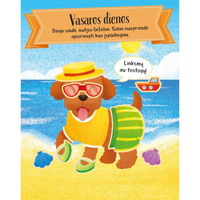 Pašėlę lipdukai. Šunyčiai