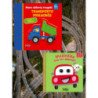 Transporto priemonės. Mano dėlionių knygelė + Mašinėlės. Kas ten slepiasi?. Dviejų knygų komplektas