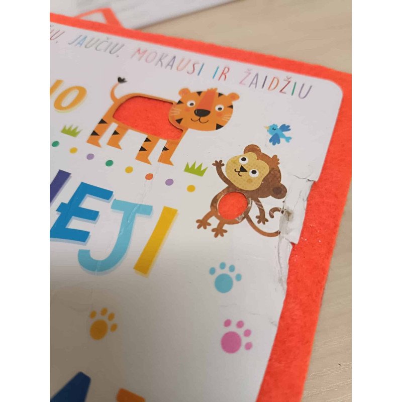 Mano pirmieji gyvūnai. Liečiu, jaučiu, mokausi ir žaidžiu