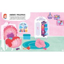 Undinėlės lėlių namas. Lipdukų knyga