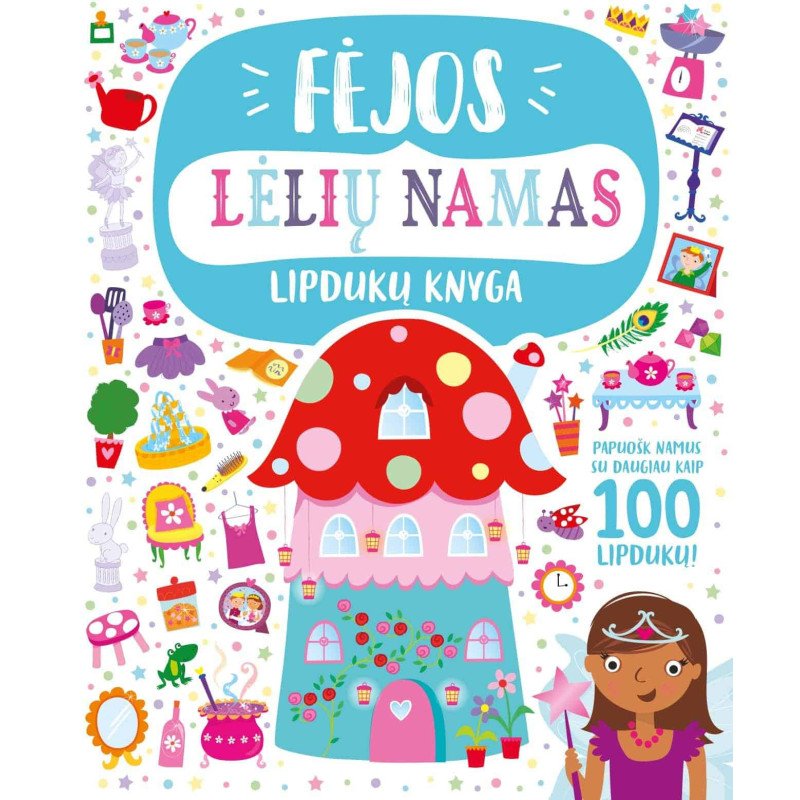 Fėjos lėlių namas. Lipdukų knyga
