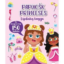 Papuošk princeses. Lipdukų knyga