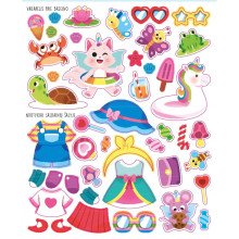 Papuošk fėjas. Lipdukų knyga