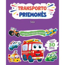 Transporto priemonės. Lipdukų ir veiklos knyga