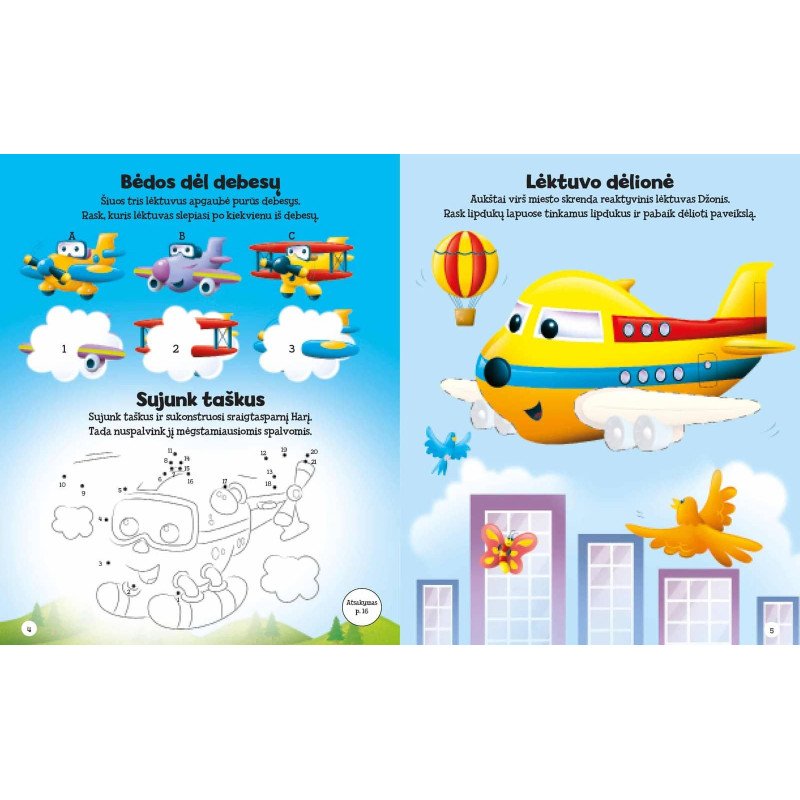 Transporto priemonės. Lipdukų ir veiklos knyga