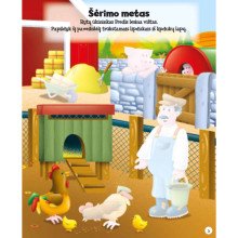 Darbštuolių ūkis. Lipdukų ir veiklos knyga