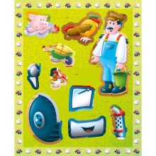 Darbštuolių ūkis. Lipdukų ir veiklos knyga